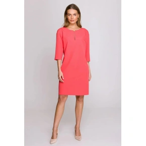 Dámské šaty S394 Korálová - Stylove