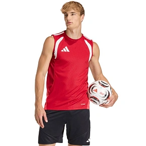 Pánské tričko adidas Tiro 26 Competition Sleeveless Jersey červené KA7610 pánské Pánské tričko adidas Tiro 26 Competition Sleeveless Jersey červené KA7610 pánské
