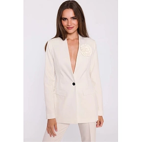 Dámské sako S370 slonovinové - Stylove