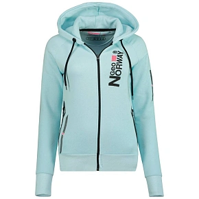 Dámská mikina s kapucí Geographical Norway Fabuleuse EO Lady 100 BLEU CIEL (WU5303F/GNO-SKY BLUE) Dámská mikina s kapucí Geographical Norway Fabuleuse EO Lady 100 BLEU CIEL (WU5303F/GNO-SKY BLUE)