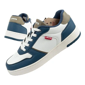 Dětské sportovní boty Levi's Kick Se youth white pohodlné módní