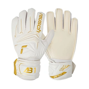Reusch Attrakt AB1 Solid Junior brankářské rukavice bílé 5672003 1130