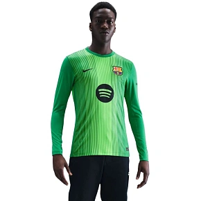 Pánský dres Nike FC Barcelona 2025/26 Stadium Goalkeeper green HQ0477 311 pánské Pánský dres Nike FC Barcelona 2025/26 Stadium Goalkeeper green HQ0477 311 pánské