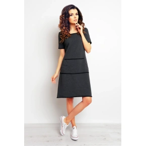 Denní šaty model M073 tmavě modré - Infinite You