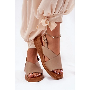 Dámské sandály ASA266-9 Quilara hnědé - Jezzi