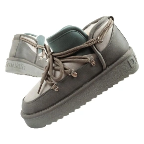 D.Franklin dámské sněhule zimní módní zateplené boty šedé dámské