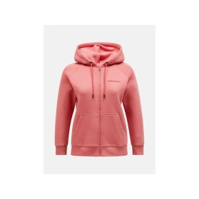 Peak Performance W Original Small Logo Zip Hood Pink