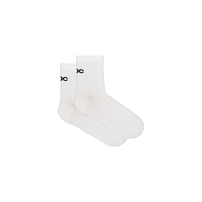 Cyklistické ponožky POC Cadence Road Air Socks, bílé