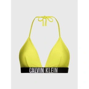 Dámský plavkový vrchní díl bikin KW0KW01967 LRF neon.žlutá - Calvin Klein