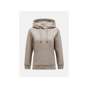 Mikina Peak Performance W Original Small Logo Hood Beige