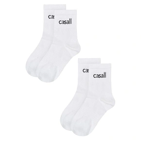 Sportovní ponožky CASALL Urban Tube Sock, balení po 2 kusech, bílá barva