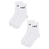 Sportovní ponožky CASALL Urban Tube Sock, balení po 2 kusech, bílá barva