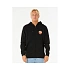 Mikina RIP CURL Wettie Passage Icon Zip Thru, černá