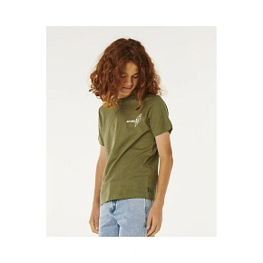 Chlapecké tričko RIP CURL Eternal Shred Art Tee-Boy, zelené, dětské Chlapecké tričko RIP CURL Eternal Shred Art Tee-Boy, zelené, dětské