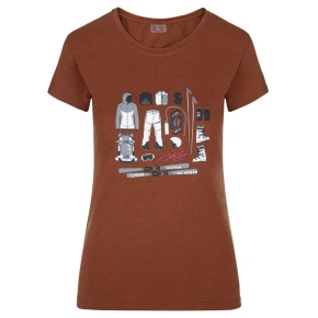 Dámské funkční tričko TORNES-W Tmavě červená - Kilpi Dámské funkční tričko TORNES-W Tmavě červená - Kilpi