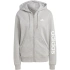 Mikina adidas Essentials Linear Full-Zip French Terry Hoodie W IC6866