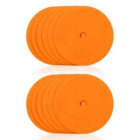 Ploché terénní značky - kulaté 15 cm - 12x oranžové SMJ sport ZPO-O