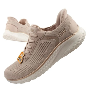 Skechers dámská sportovní obuv Bobs Squad Chaos SLIP-INS beige dámské