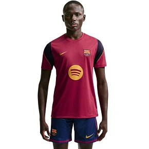 Pánské tričko Nike FC Barcelona Strike, vínové, II2254 621, velikost XL Pánské tričko Nike FC Barcelona Strike, vínové, II2254 621, velikost XL