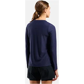 Koszulka z długim rękawem damska Odlo ZEROWEIGHT CHILL-TEC T-shirt crew neck l/s granatowa Koszulka z długim rękawem damska Odlo ZEROWEIGHT CHILL-TEC T-shirt crew neck l/s granatowa