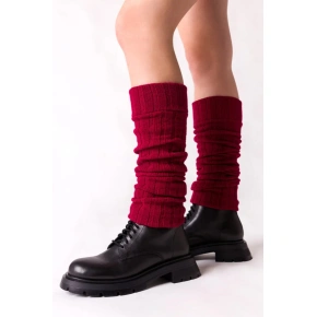 Dámské vlněné návleky art.068 Tmavě červená - Steven Dámské vlněné návleky art.068 Tmavě červená - Steven