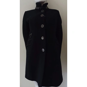 Dámský kabát na knoflíky M49032 - Riverine