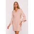 Dámské šaty   M876 béžové - Moe