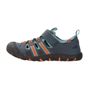 Trollkids Kids Kids Sandefjord Sandal XT dark navy/dusky turquoise/glow orange (668-110) dětské sportovní sandály pro chlapce/dívky Trollkids Kids Kids Sandefjord Sandal XT dark navy/dusky turquoise/glow orange (668-110) dětské sportovní sandály pro chlapce/dívky