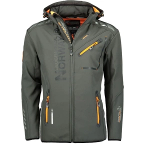Geographical Norway Softshellová bunda Royaute DB 068 M WY8027H/GN/Dark Grey / Orange