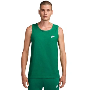 Pánské tričko Nike Club Tank, zelené, BQ1260 365 Pánské tričko Nike Club Tank, zelené, BQ1260 365