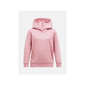 Dětská mikina PEAK PERFORMANCE Jr Original Small Logo Hood, růžová Dětská mikina PEAK PERFORMANCE Jr Original Small Logo Hood, růžová