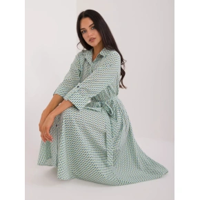 Dámské šaty LK SK 509673.13 bílo-zelené - FPrice
