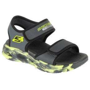 Skechers S-Lights: Sandály Sola Glow - Fusion Brights 407032L-CCBK Grey 28