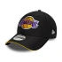 New Era 9FORTY NBA Los Angeles Lakers Mikrovlákno Černá baseballová čepice - 60771855