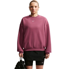Dámská mikina Nike Studio Fleece, růžová, IM8082 654