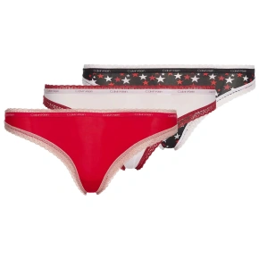 Dámské kalhotky Bottoms Up Refresh 3Pack QD3804E-W4Z - Calvin Klein Dámské kalhotky Bottoms Up Refresh 3Pack QD3804E-W4Z - Calvin Klein