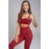 Sportovní podprsenka Seamless Bordo - Gym Glamour