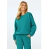 Dámská mikina Rehema tyrkysová - DKaren