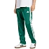Pánské kalhoty adidas 3-Stripes Tricot Regular-Fit Open Hem Green JI8806