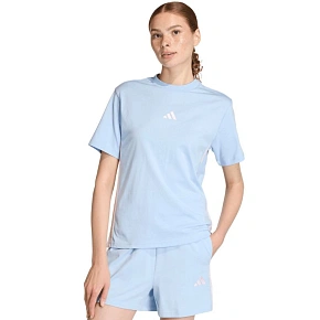 Dámské tričko adidas Essentials 3-Stripes Cotton blue KB7119