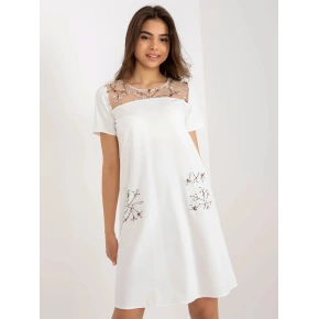 Dámské šaty LK SK 506790 šaty.45 ecru - Lakerta