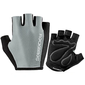 Cyklistické rukavice Rockbros S099GR velikost XL - šedé Cyklistické rukavice Rockbros S099GR velikost XL - šedé