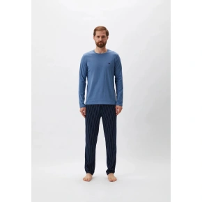 Pánské pyžamo 111791 4R567 61436 tm. modré - Emporio Armani