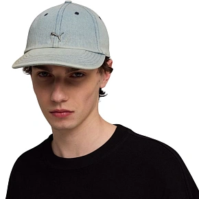 Kšiltovka Puma Wardrobe Ess Matal Dad, modrá, 25968 07