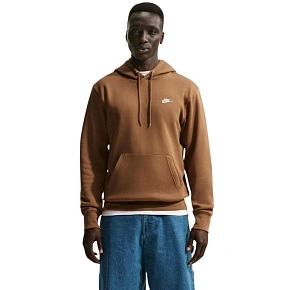 Pánská mikina Nike Club BB hnědá FN3859 270 Pánská mikina Nike Club BB hnědá FN3859 270