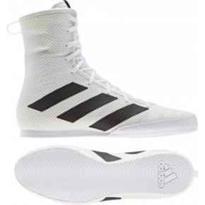 Boxerské boty adidas Box Hog Plus bílé Boxerské boty adidas Box Hog Plus bílé