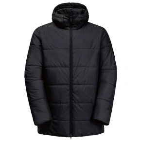 Jack Wolfskin pánská přechodná bunda DEUTZER LONG JKT M black prodyšná tkanina black (1207451_6000) pánské