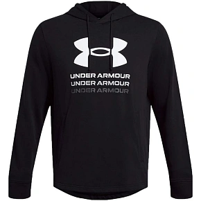 Pánská mikina Under Armour UA Rival Terry Graphic Hoodie, černá, 1386047 001 Pánská mikina Under Armour UA Rival Terry Graphic Hoodie, černá, 1386047 001