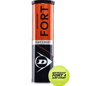 Dunlop Fort Clay Court 4ks tenisových míčků 601613