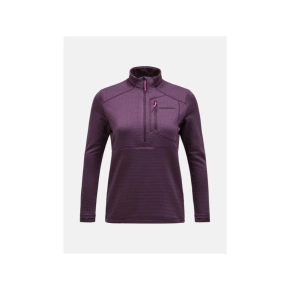 Mikina Peak Performance W Trail Polartec Half Zip fialová